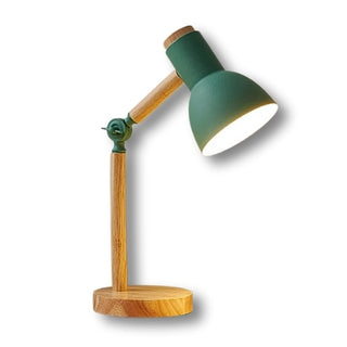 Lampe en Bois Verte