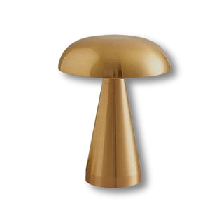 Lampe Champignon Dorée