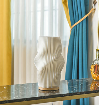 Lampe de Chevet LED et Bois