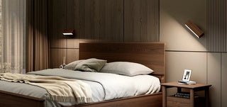 Lampe en Bois Murale Foncé
