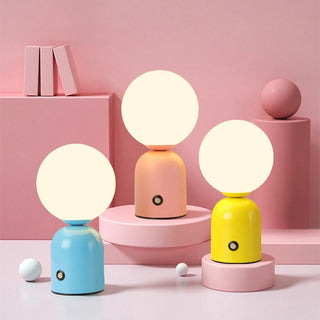 Lampe de Chevet LED Sans Fil Rose
