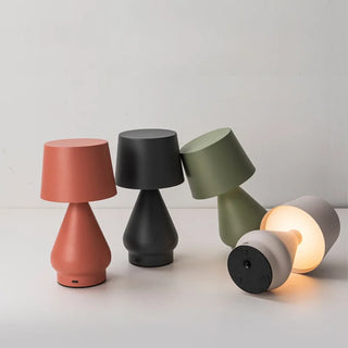 Lampe de Chevet Tactile Sans Fil Rouge