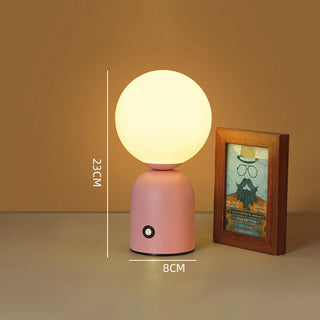 Lampe de Chevet LED Sans Fil Rose