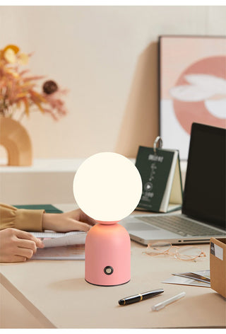 Lampe de Chevet LED Sans Fil Rose