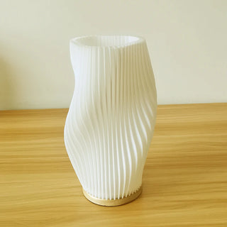 Lampe de Chevet Blanche et Bois