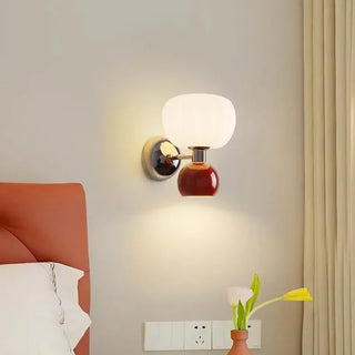 Lampe Murale Champignon Rouge