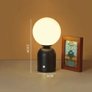 Lampe de Chevet LED Sans Fil Noire